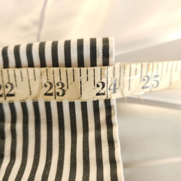 VTG Polo Ralph Lauren Mens 18 34/35 Blue Gray Striped Andrew Classic Dress Shirt - Picture 6 of 7